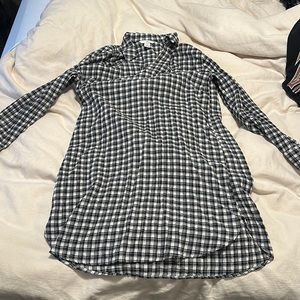 H&M plaid tunic